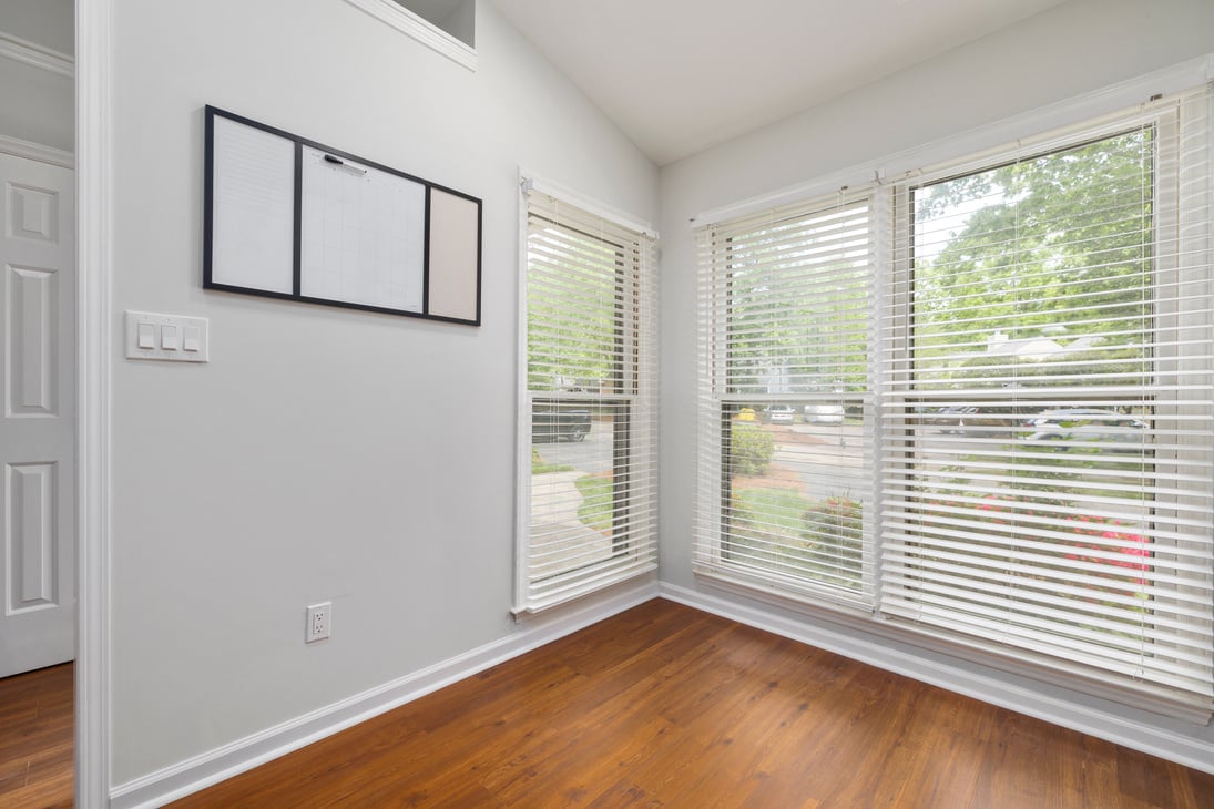 Window Blinds on Glass Windows